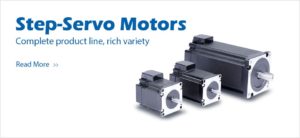 step servo motors white