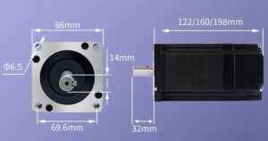 nema34 brake stepper motors