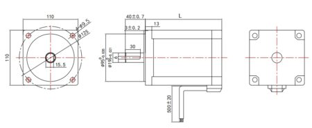 110BLF 48v 1000w brushless dc motor | ICAN