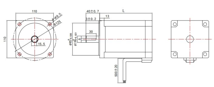 110BLF 48v 1000w brushless dc motor | ICAN